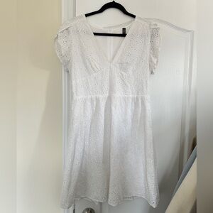 Bloomingdales AQUA eyelet dress